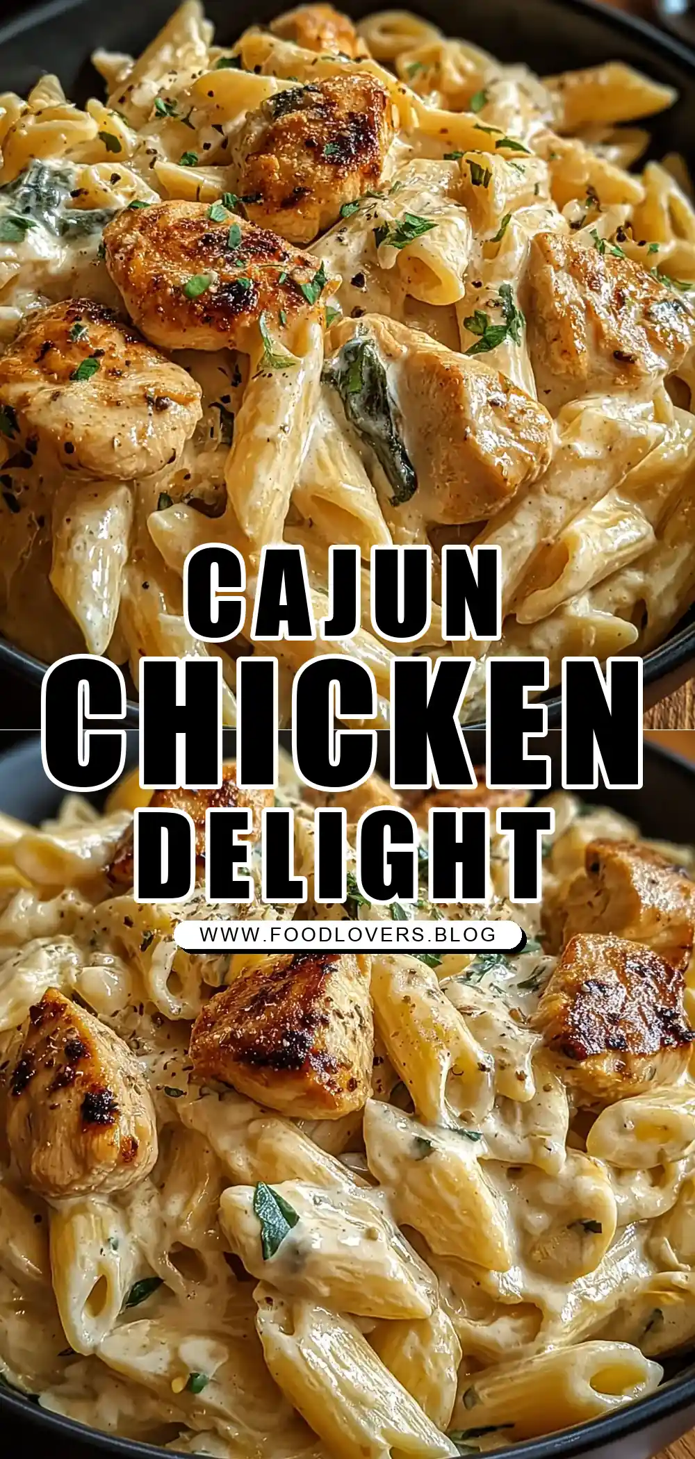 Creamy Cajun Chicken Pasta