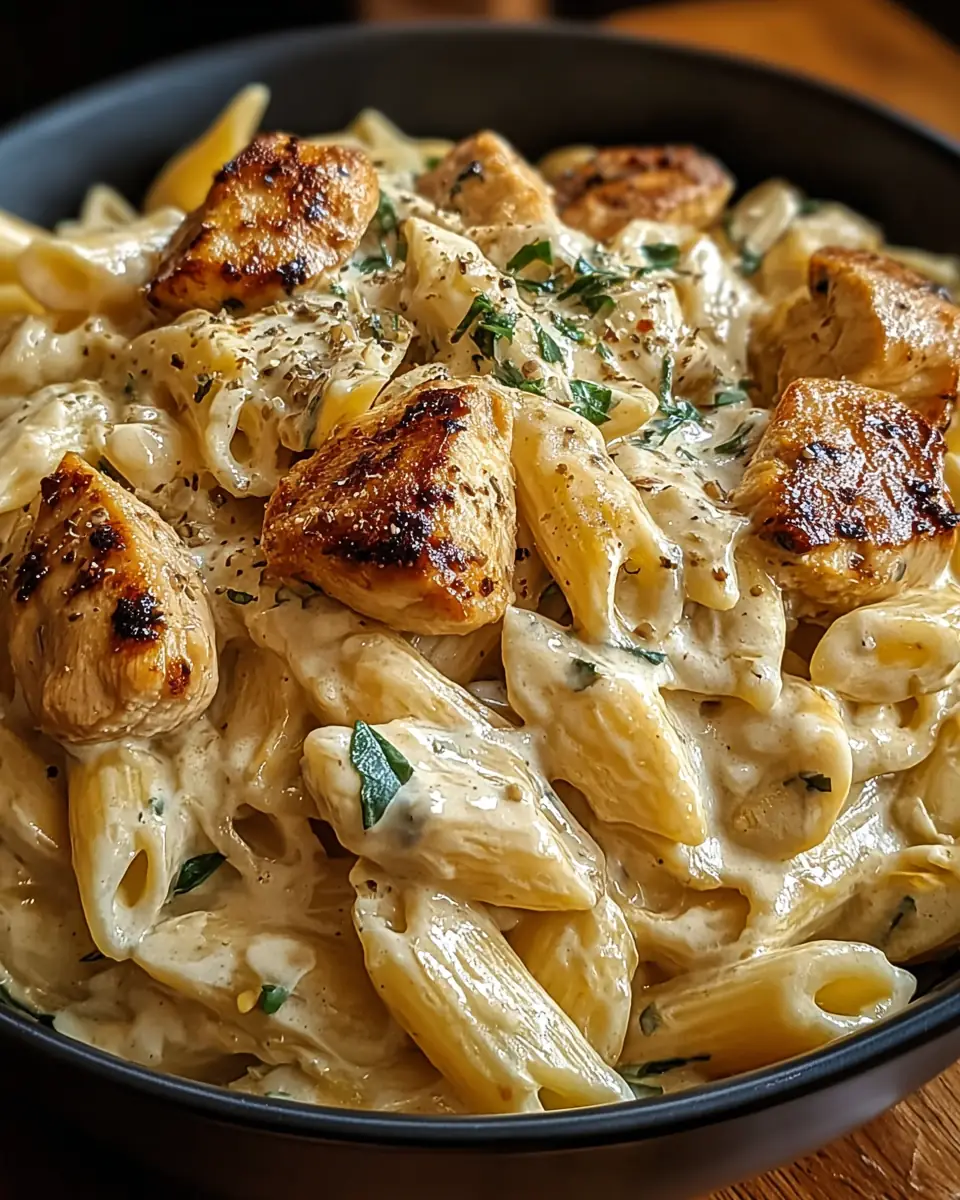 A delicious plate of Creamy Cajun Chicken Pasta