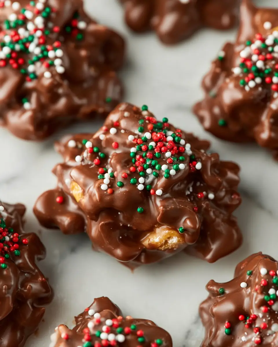 A delicious plate of Crockpot Christmas Crack