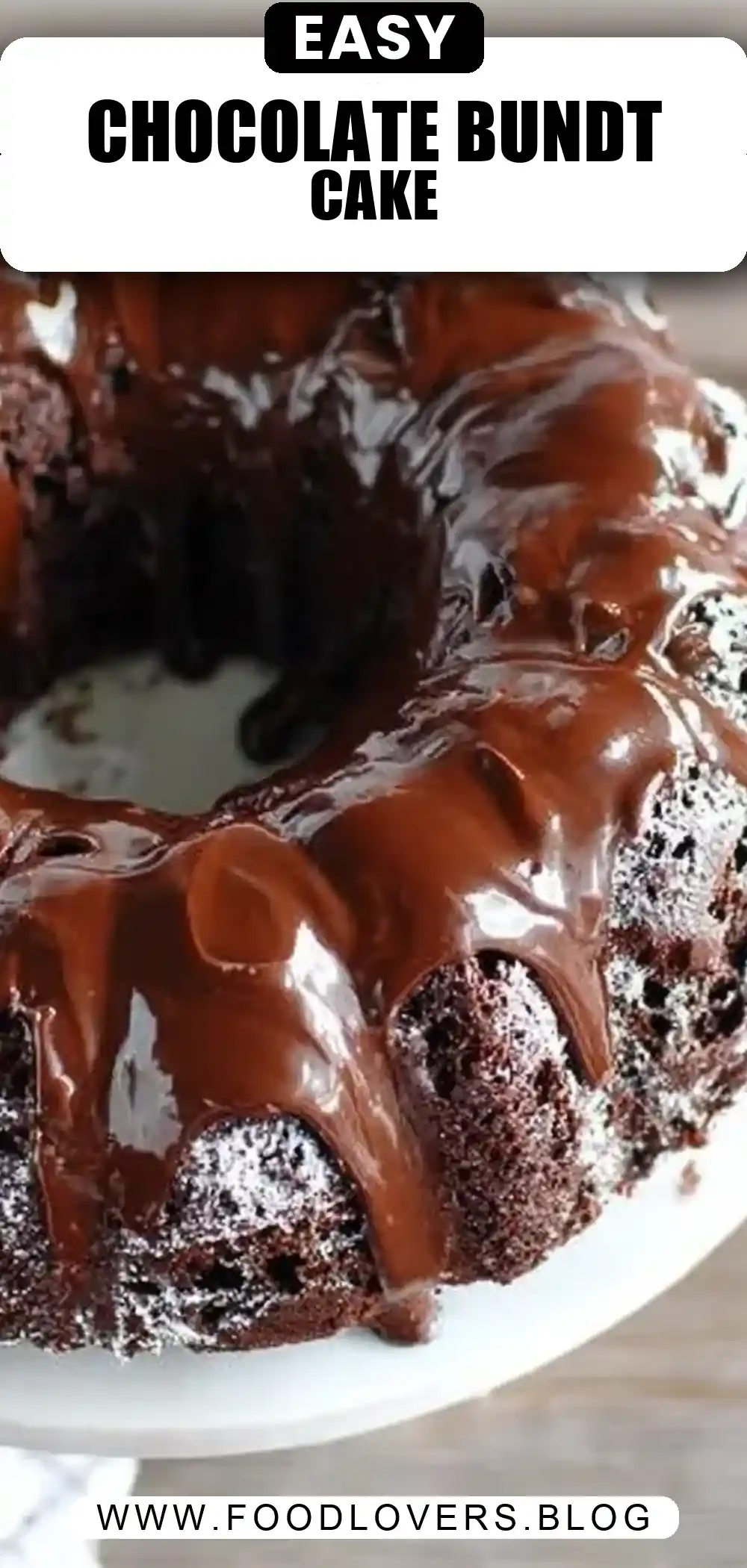 Chocolate Sour Cream Bundt Cake