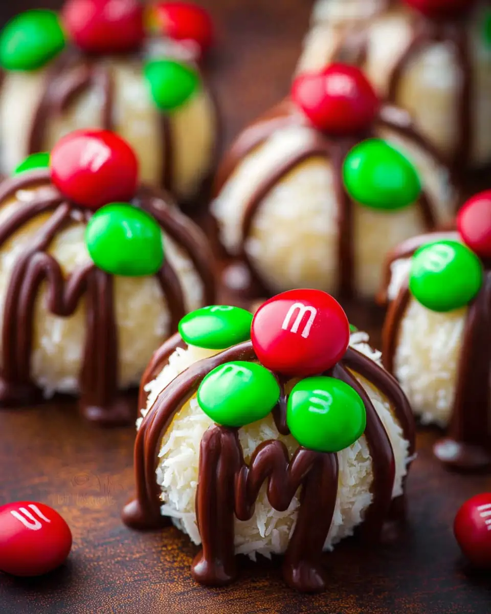 A delicious plate of Christmas Coconut Balls Recipe