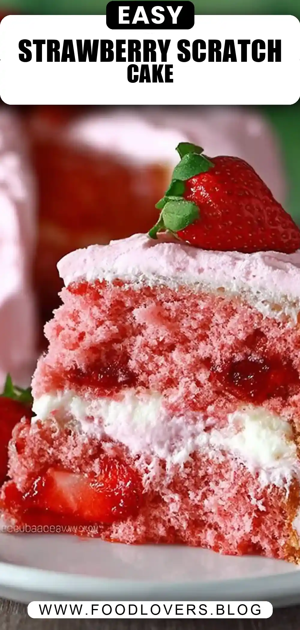 Strawberry Cake Recipe – From Scratch