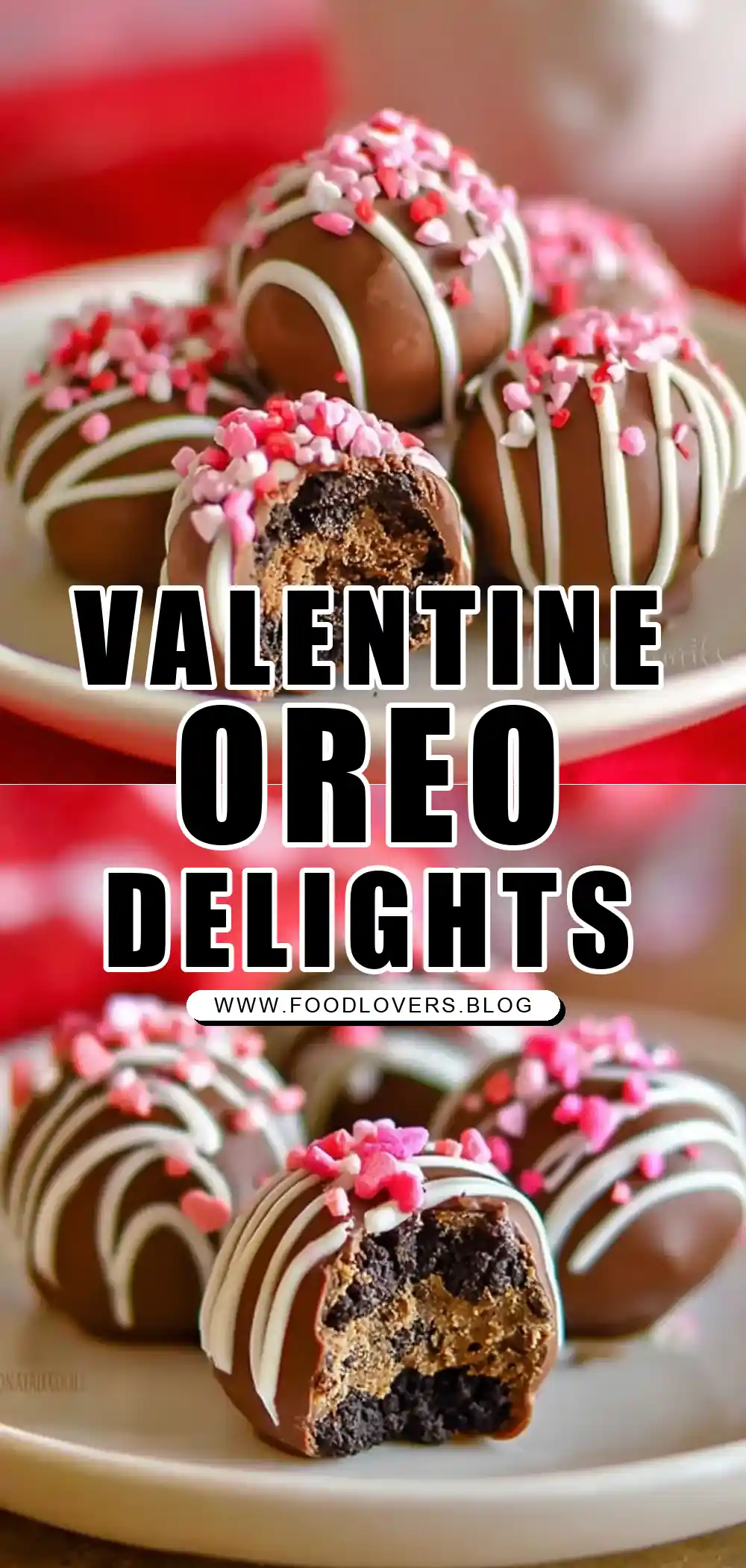 Valentine Oreo Truffles