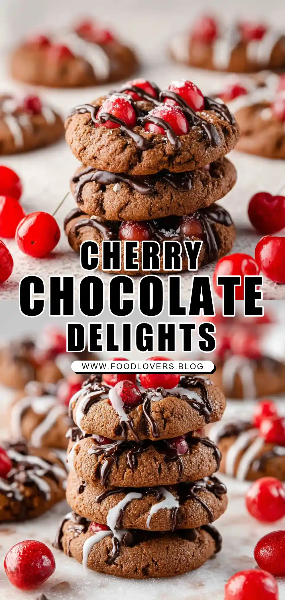 Chocolate Cherry Cookies