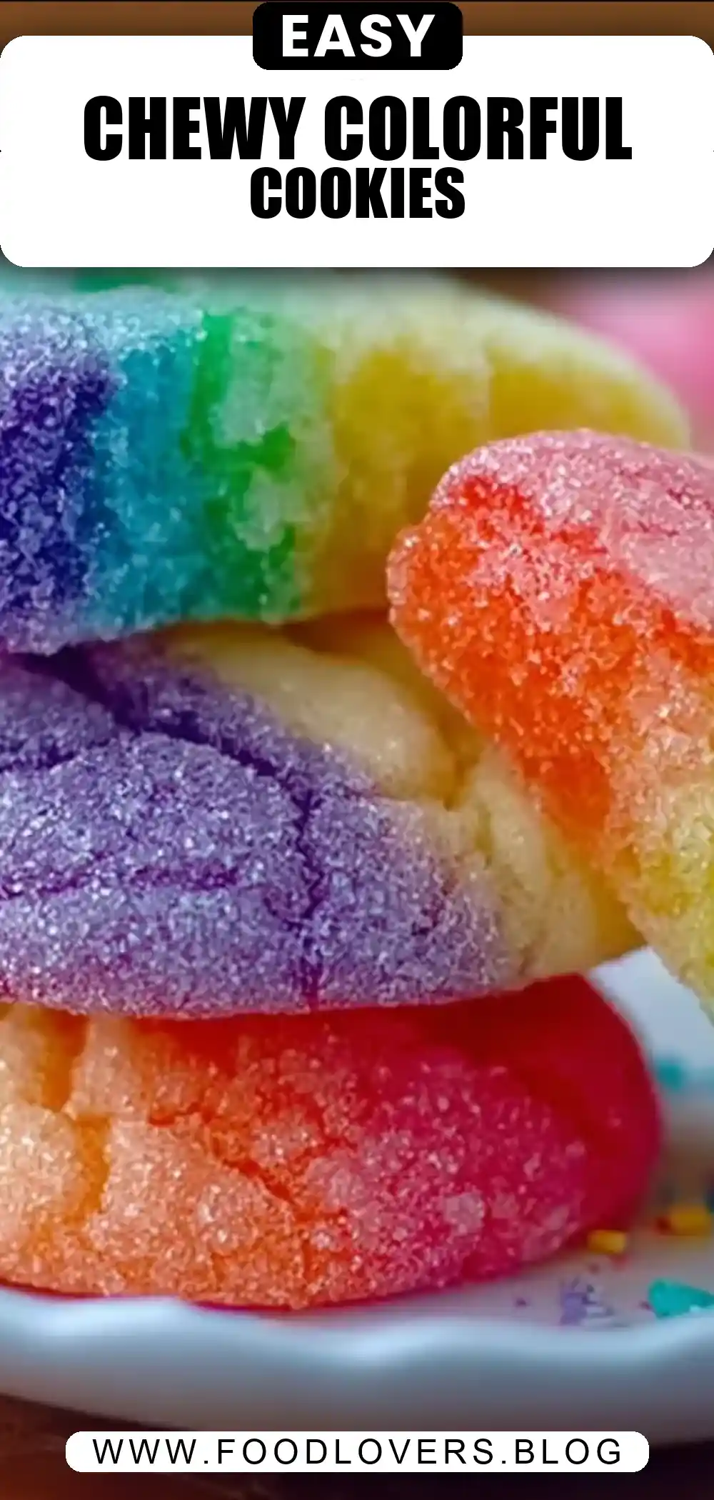 Jello Sugar Cookies – Soft, Chewy & Colorful Treats