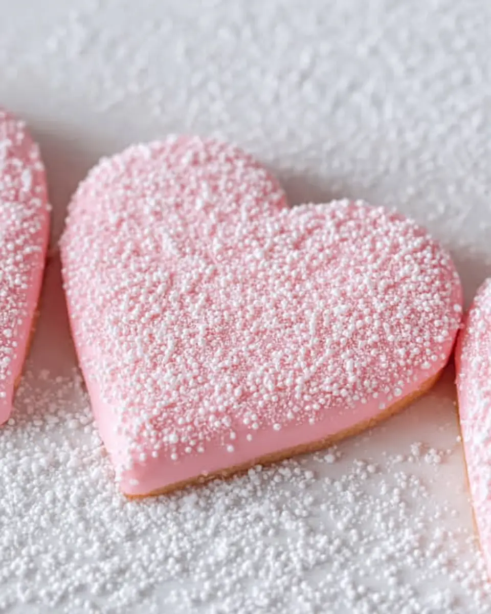 A delicious plate of Fast and Easy Valentine's Sugar Cookies