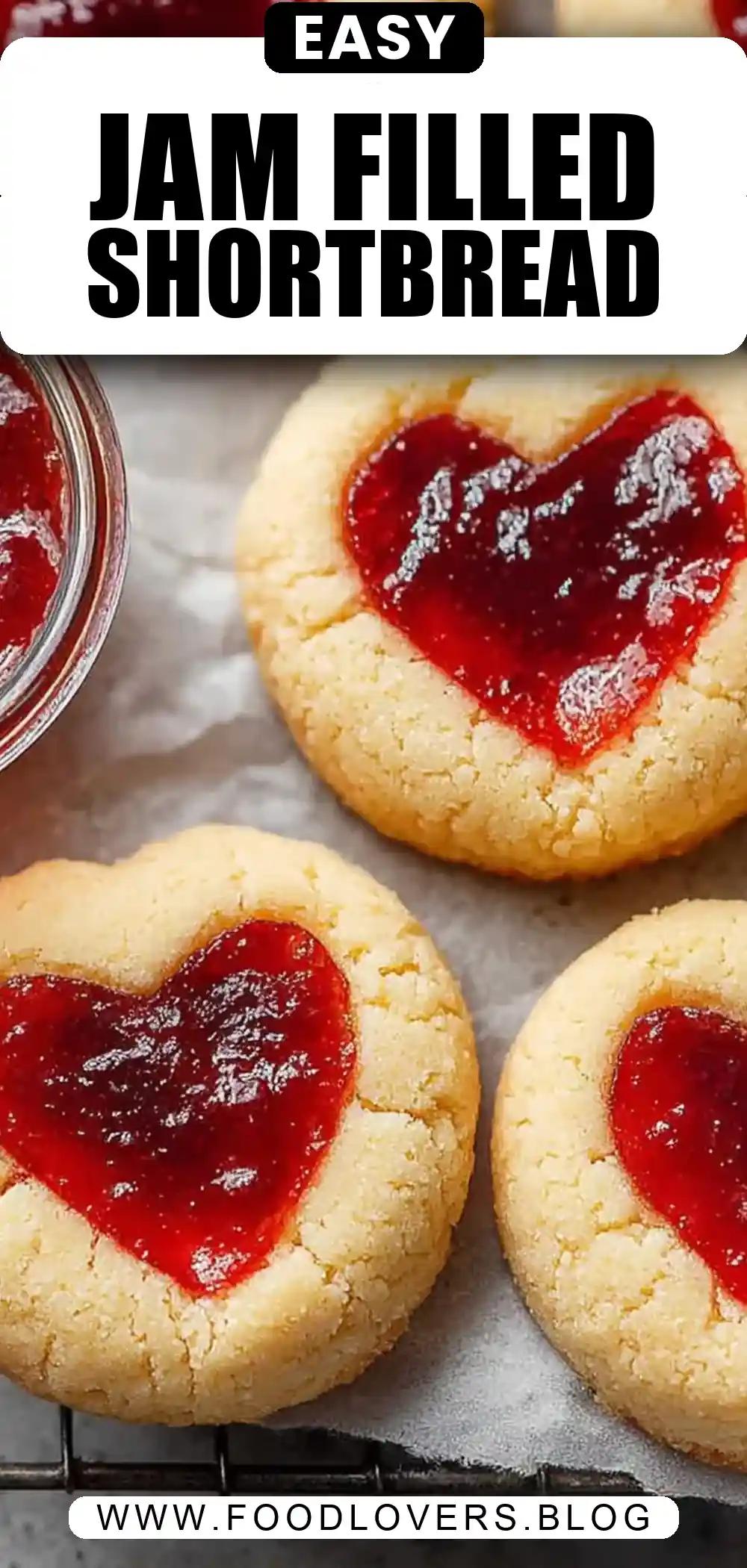 Shortbread Cookies With Jam