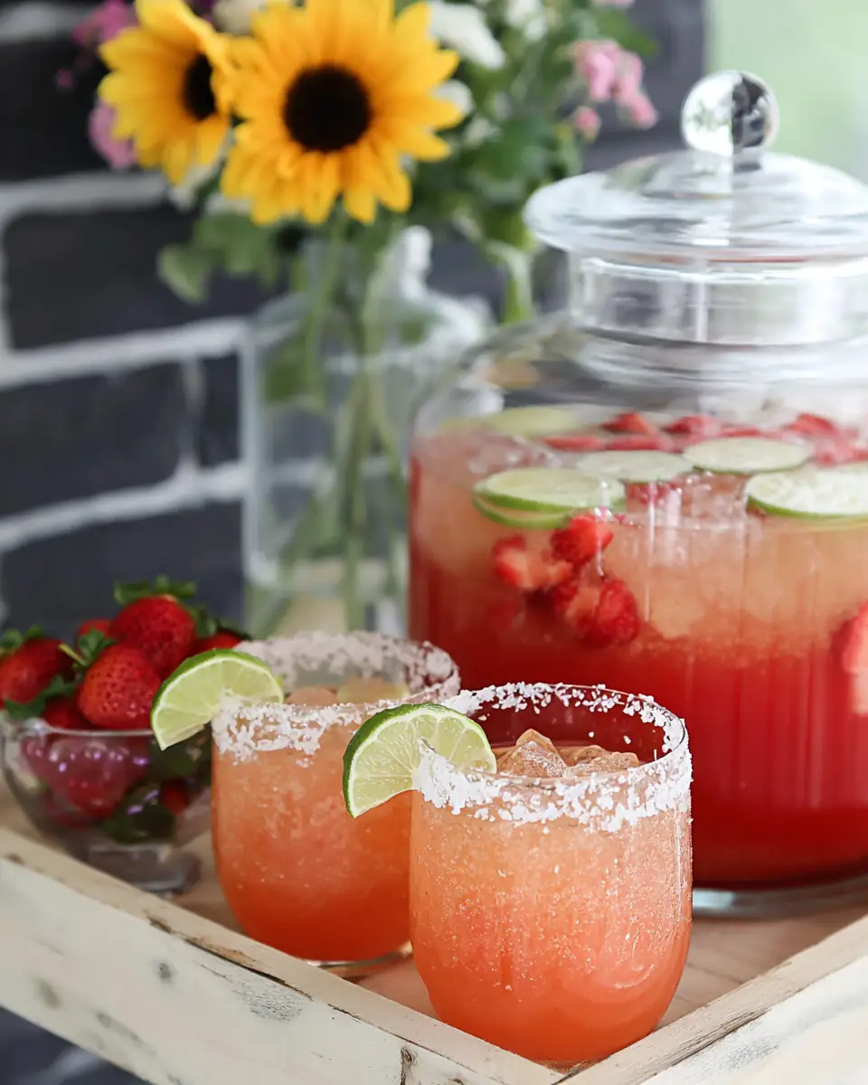A delicious plate of Margarita Punch