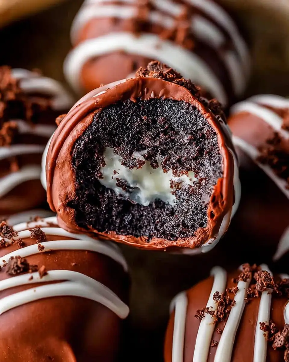 A delicious plate of Oreo Truffles
