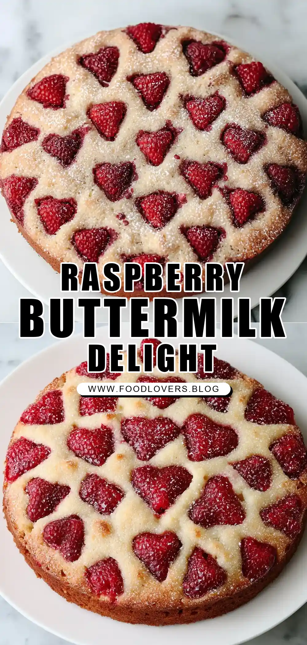Raspberry Buttermilk Cake