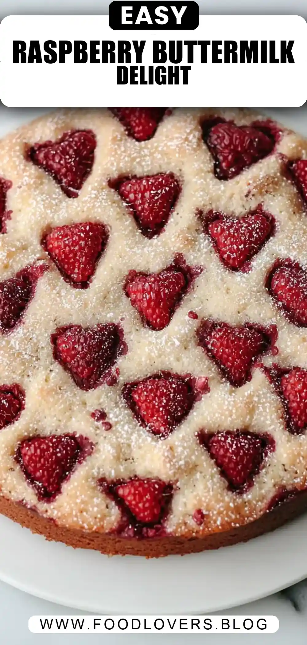 Raspberry Buttermilk Cake