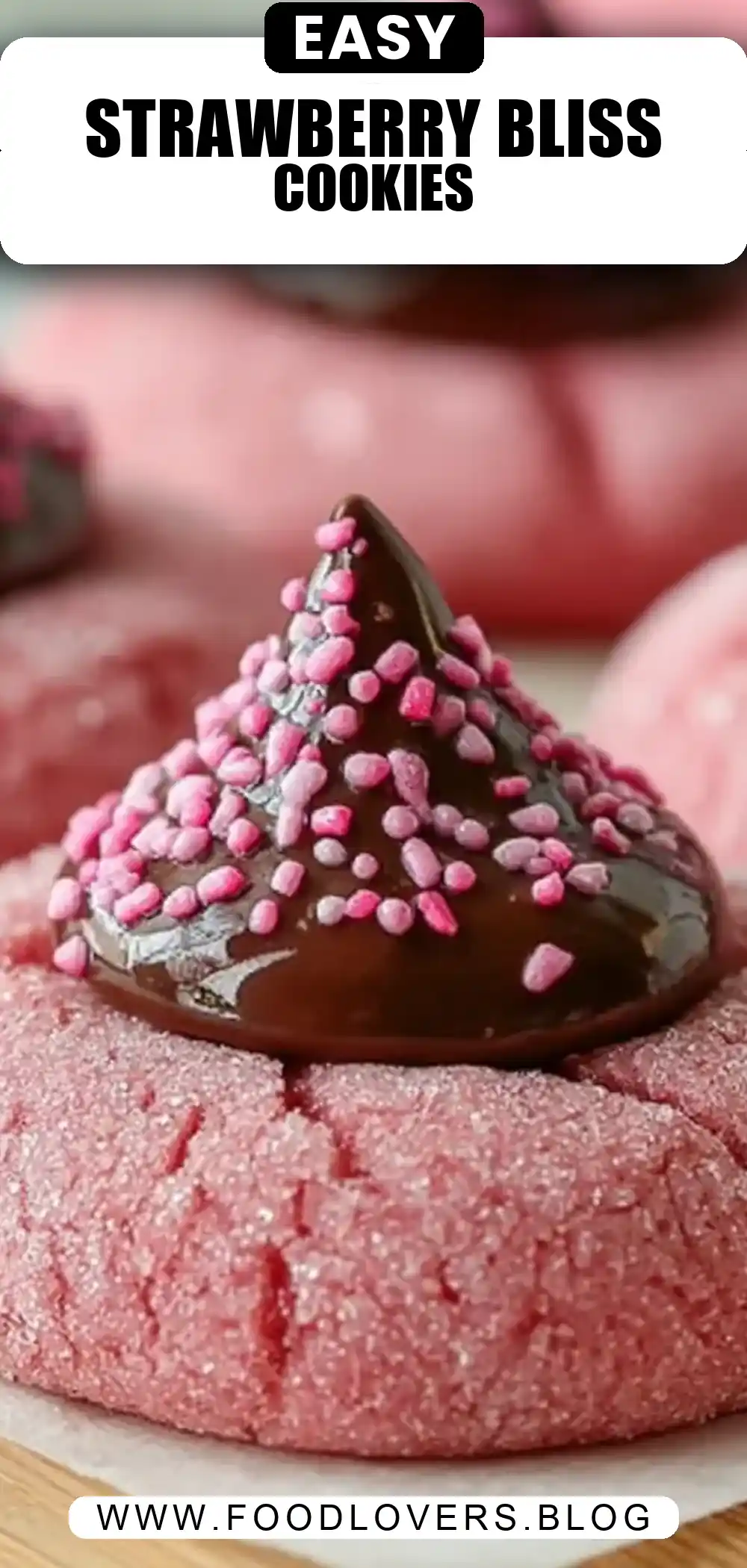 Strawberry Kiss Cookies