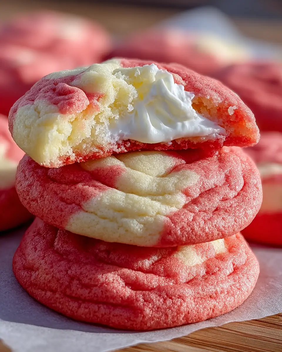 Strawberry Cheesecake Cookies