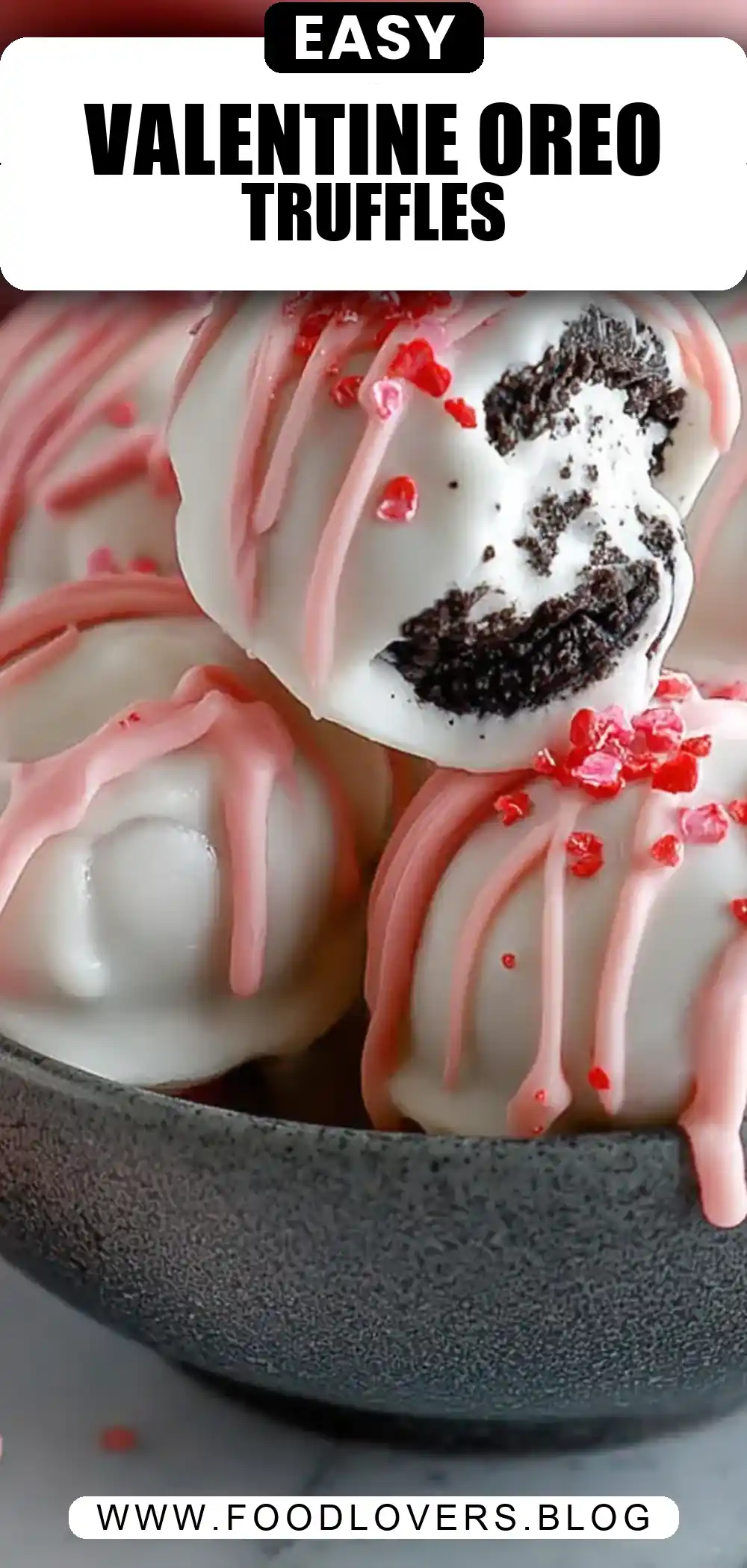 Valentine's Day Oreo Truffles
