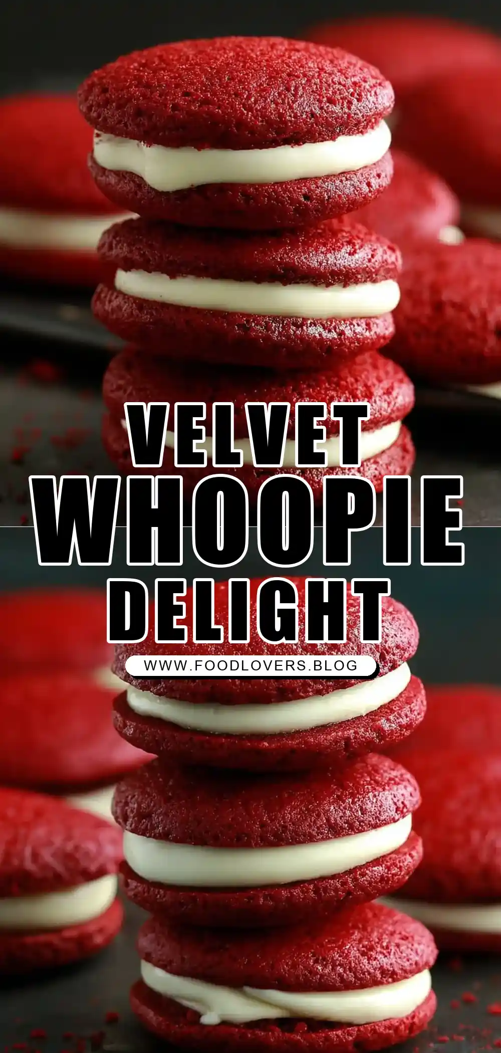 Red Velvet Whoopie Pies