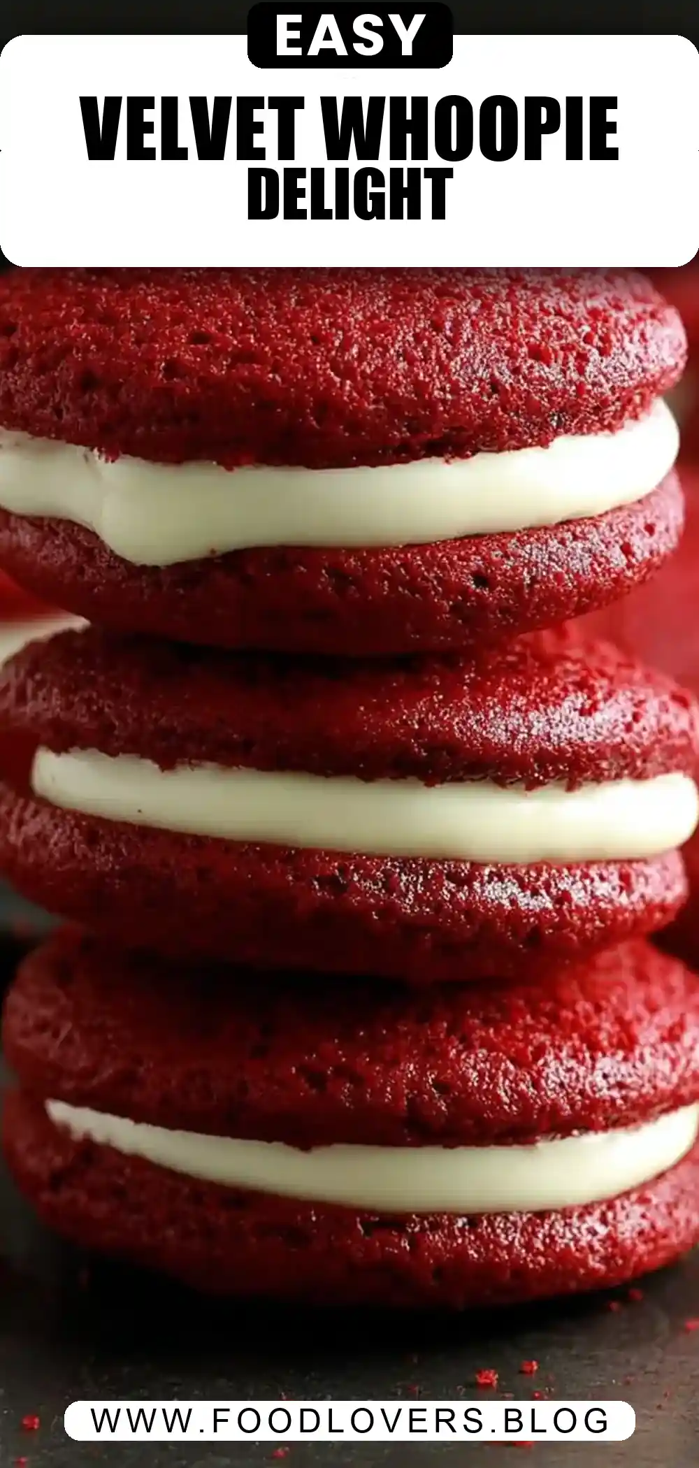 Red Velvet Whoopie Pies
