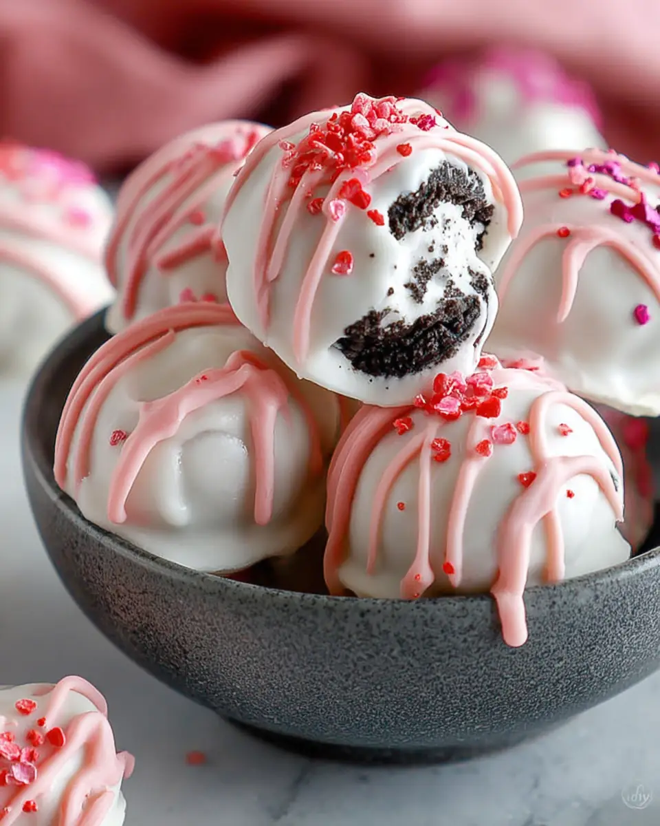 Valentine’s Day Oreo Truffles