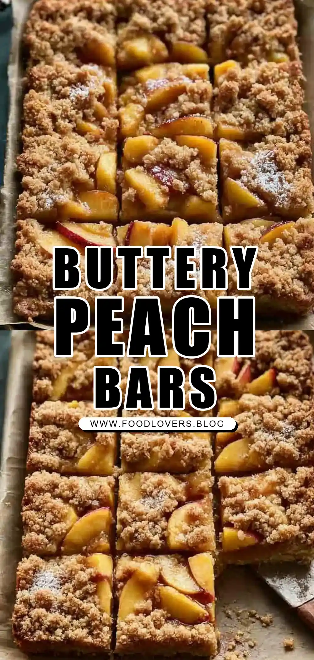 Easy Peach Crumb Bars Recipe – Buttery Homemade Peach Dessert Bars for Summer Baking