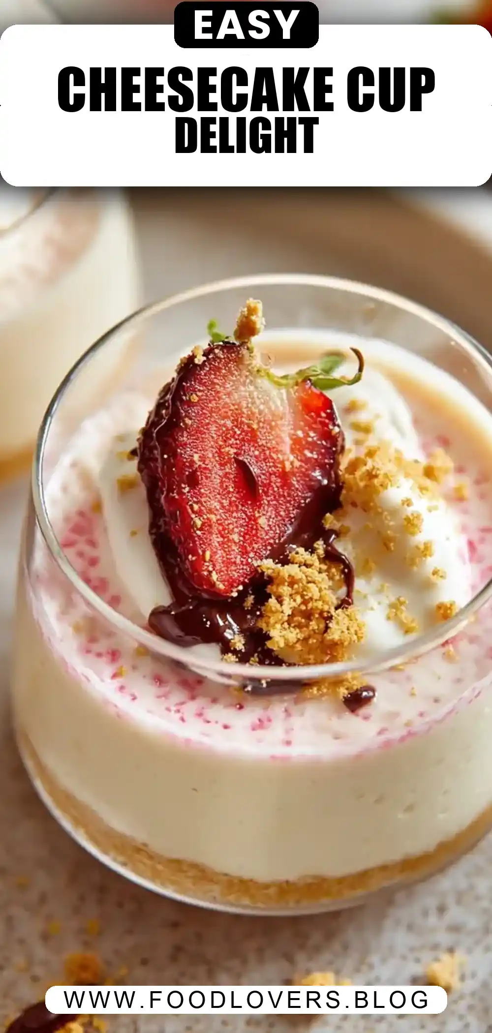 No Bake Cheesecake Cups