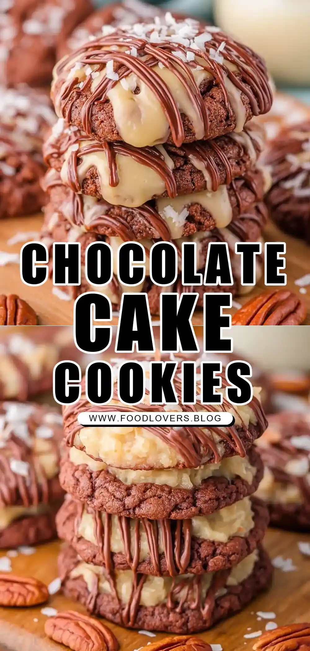 German Chocolate Cake Cookies