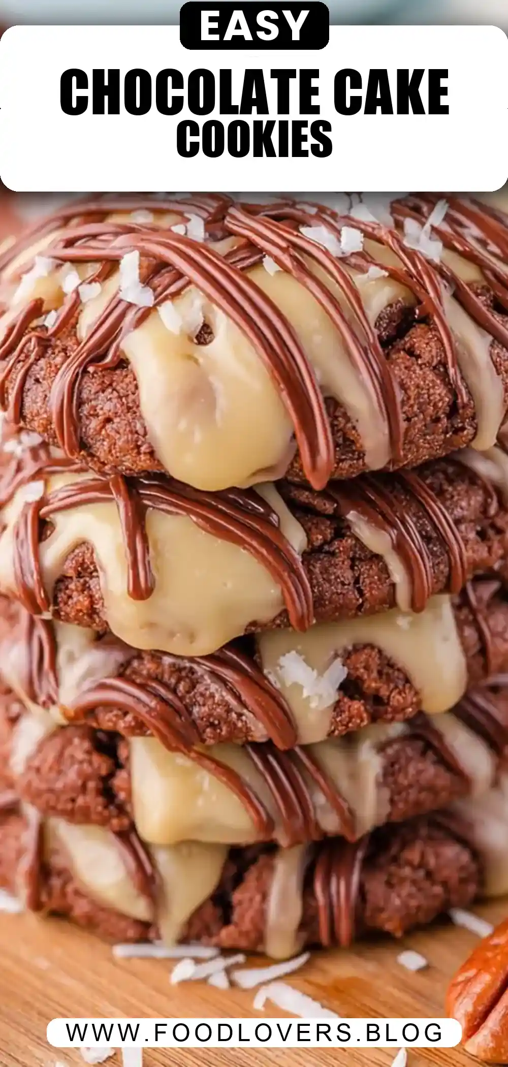 German Chocolate Cake Cookies