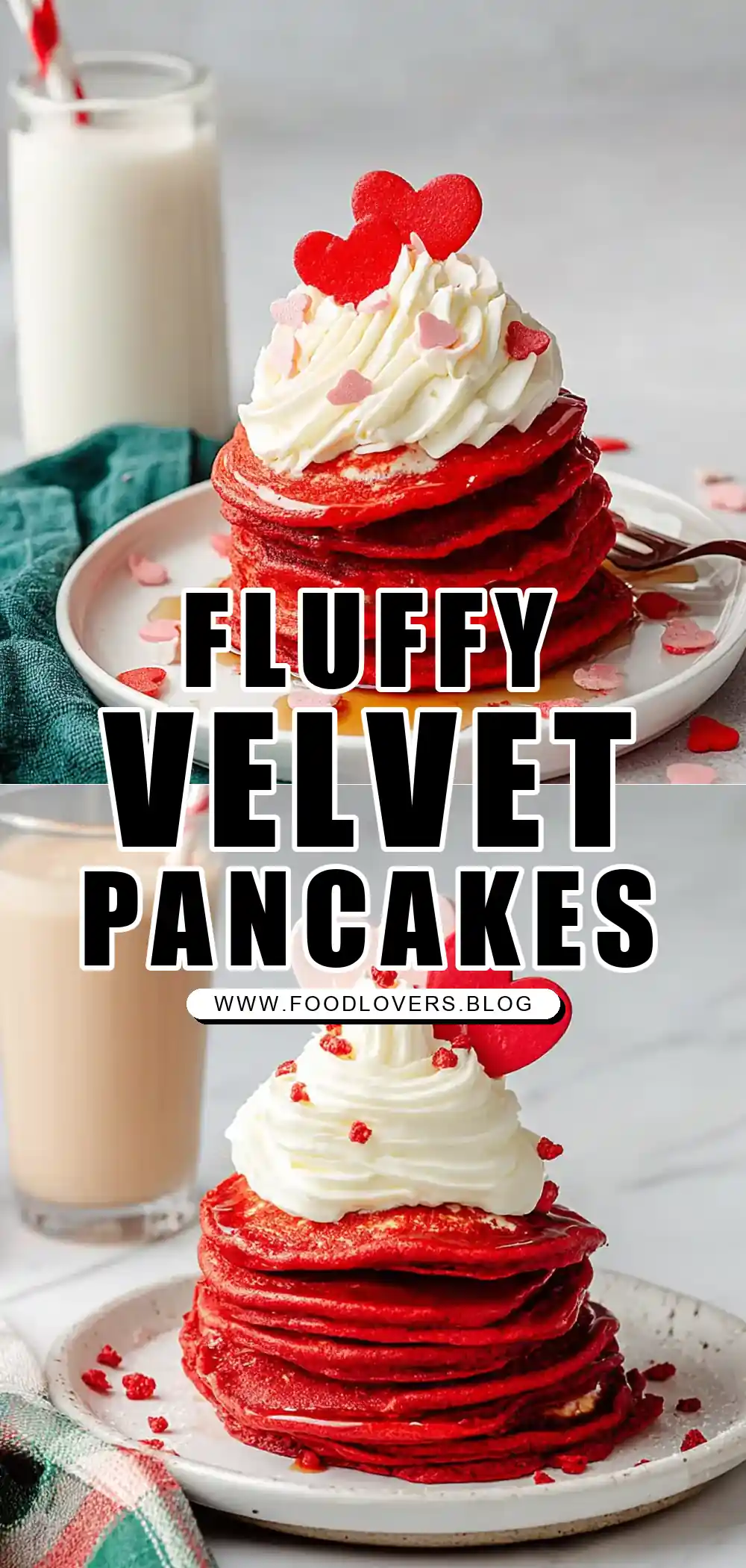Red Velvet Pancakes