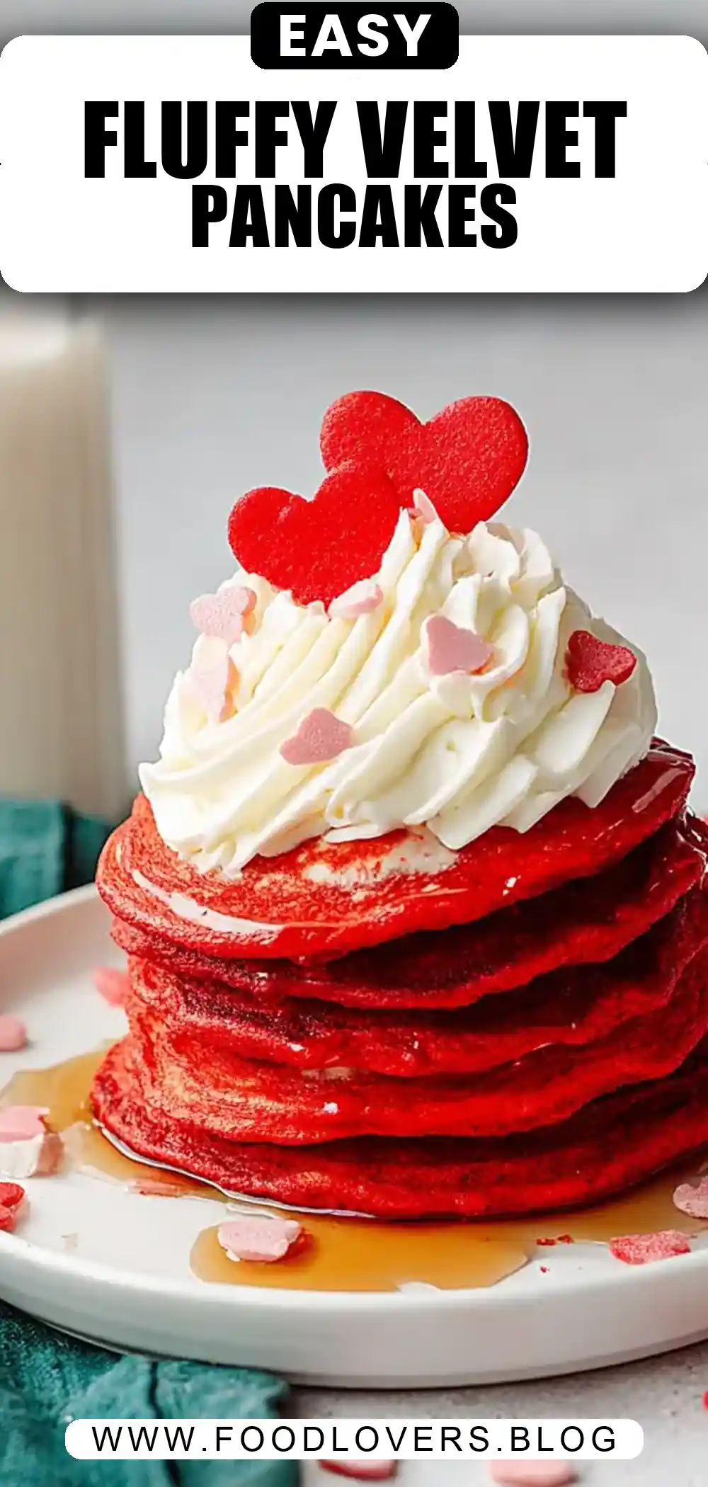Red Velvet Pancakes