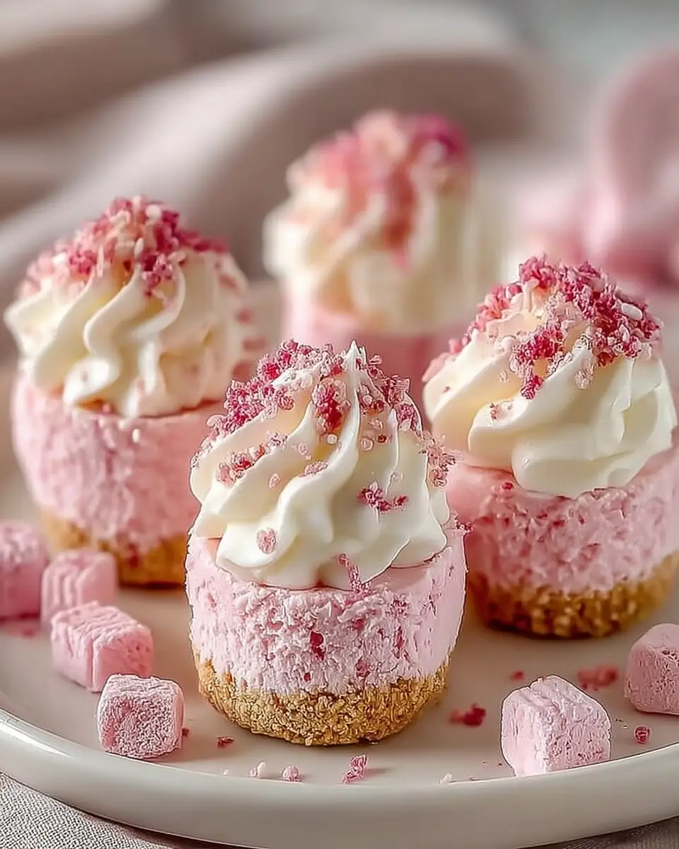 No Bake Pink Velvet Cheesecake Bites: Easy, Creamy, and Perfectly Pretty