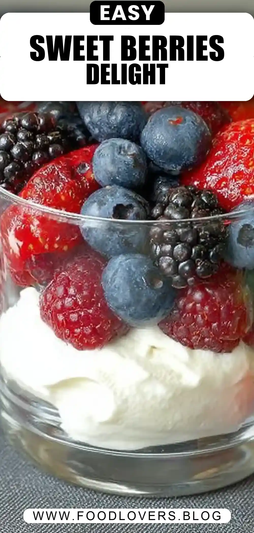 Berries with Sweet Mascarpone Cream Recipe