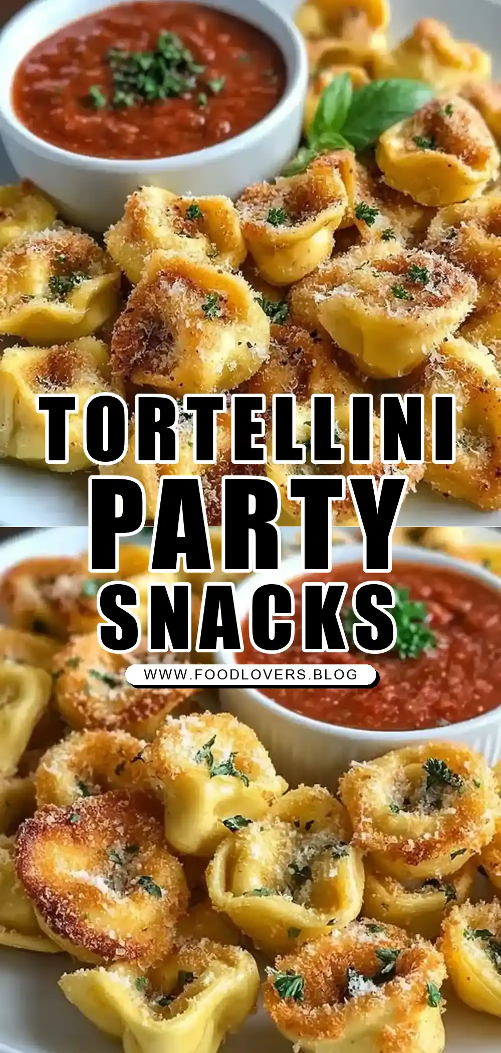 DELICIOUS TORTELLINI PARTY SNACKS READY IN 30 MINUTES