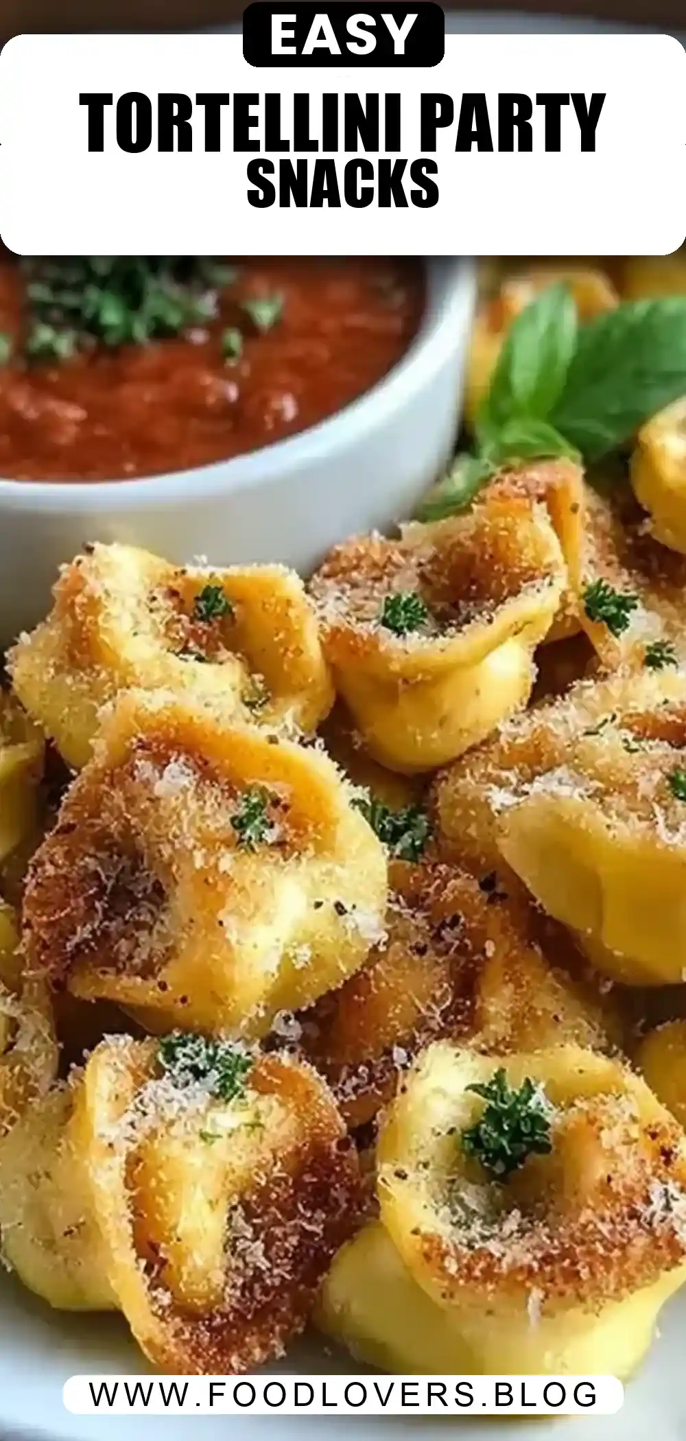 DELICIOUS TORTELLINI PARTY SNACKS READY IN 30 MINUTES